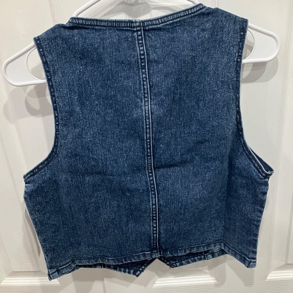Bluenotes Denim Button Up vest - NWT - Picture 6 of 6